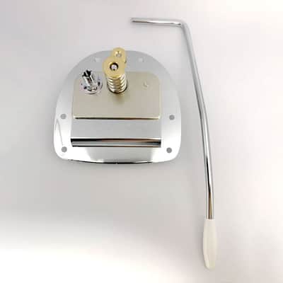 NEW Guitar Tremolo Tailpiece For Jazzmaster® Jaguar® w/ Arm - CHROME image 3