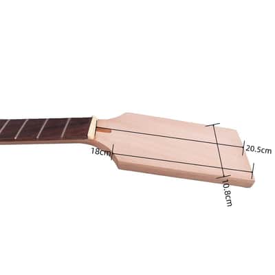 Unfinished Electric Guitar Neck, Mahogany, Rosewood image 4