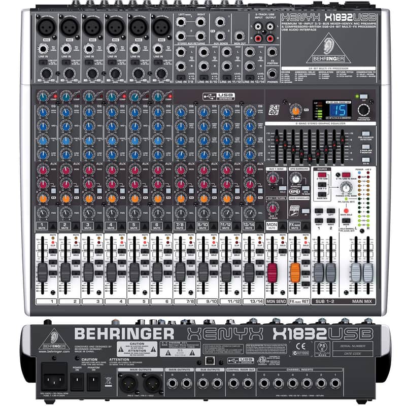 ｜期間限定セール｜Behringer X1832USB XENYX ミキサー Behringer XENYX QX1832USB | Analog Mixer