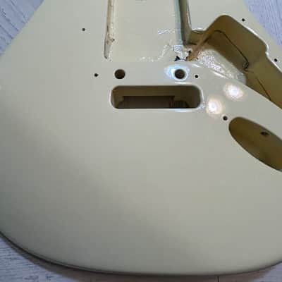 Fender American Stratoscaster ‘96 Body 1996 - Olympic white Gloss image 2