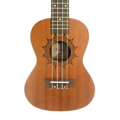 PukanaLa Model PU-STT  "Summer" Tattoo Series Sapele Mahogany Tenor Ukulele image 3