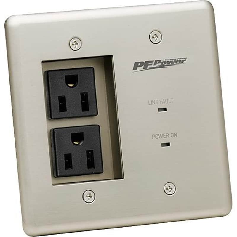 Panamax 15A In-Wall Power Conditioner, 2 Outlets, W Surge Protection, EVS, EMI/RF Filtration image 1
