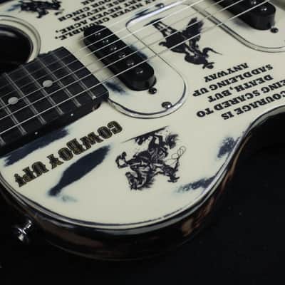 Custom Painted and Upgraded Epiphone Les Paul SL - Aged and Worn With Graphics image 16