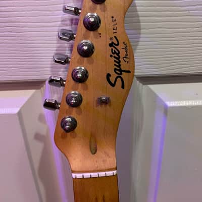 Fender Squier Affinity Series Telecaster Black Electric Guitar image 5