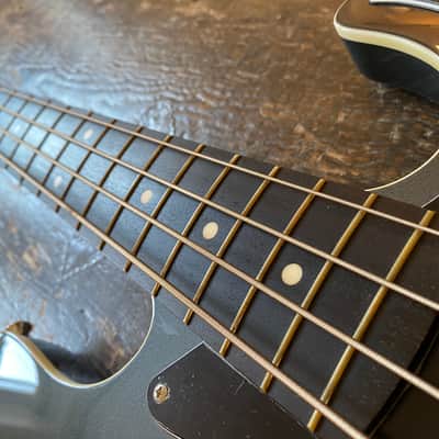 Fender Aerodyne Jazz Bass MIJ JD-Serial 2015 Japanese Domestic Dolphin Grey image 12