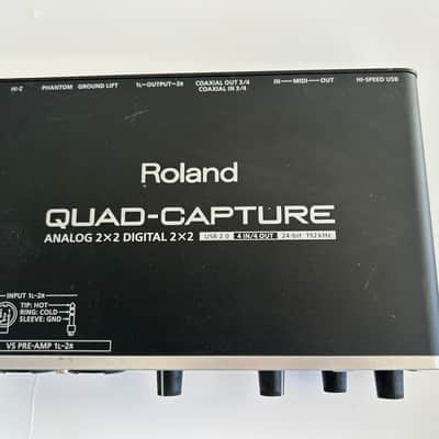 Roland UA-55 Quad-Capture USB 2.0 Audio Interface 2010s - Black image 2