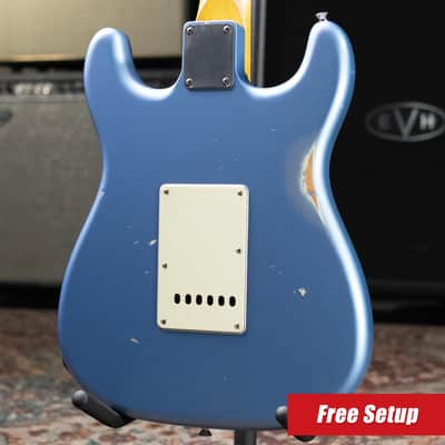 Nash Wayfarer Semi-Hollow Electric Guitar - Ice Blue Metallic with Hardshell Case image 2