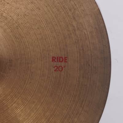 PAISTE | 2002 | RIDE | 20"-20" image 3