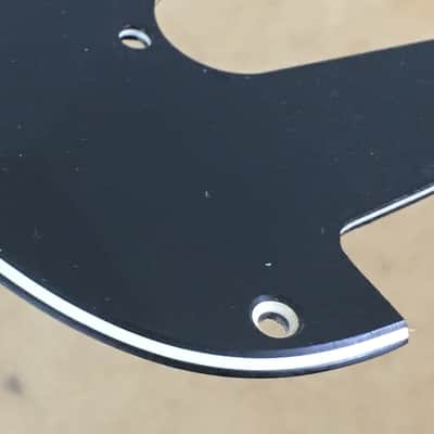 Vintage Fender 1970s Reissue Relic 3-Ply Aged Black Right Strat Fender Pickguard image 7