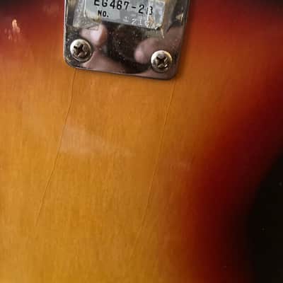 National Vintage Sixties National Model EG-467 2B 1960s - Sunburst image 5
