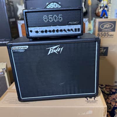 Peavey Amp Stack 6505 MH & 112- 6 1x12” Cab 2025 - Black image 3