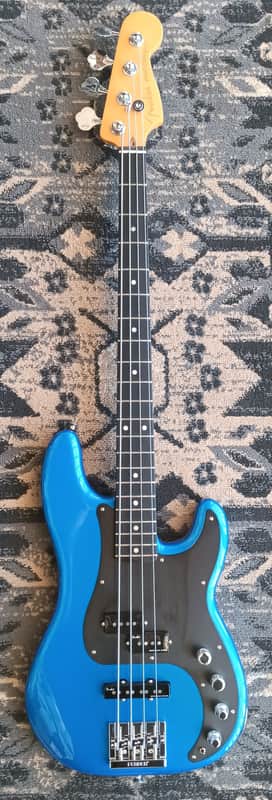 Fender American Ultra II Precision Bass with Ebony Fretboard 2024 - Present - Noble Blue image 1