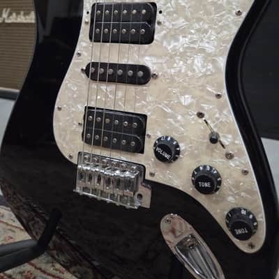Fender HSH Partscaster Strat W/ Squier Neck & Dimarzio PUs - 1998 - Black (C013-G27) image 4