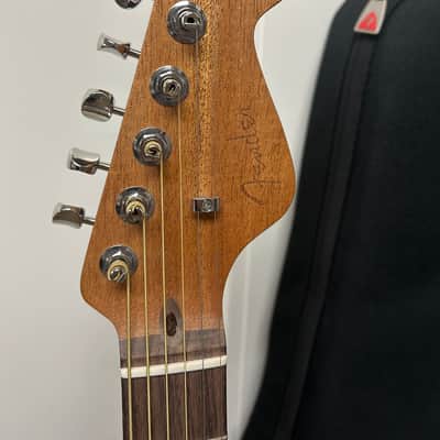 Fender Highway Series Acoustic/Electric Parlor Mahogany Top - All Mahogany image 3