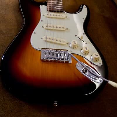 SX Guitars SST62 3/4/3TS ( Child Guitar/ Traveler) 3 Tone Sunburst image 4