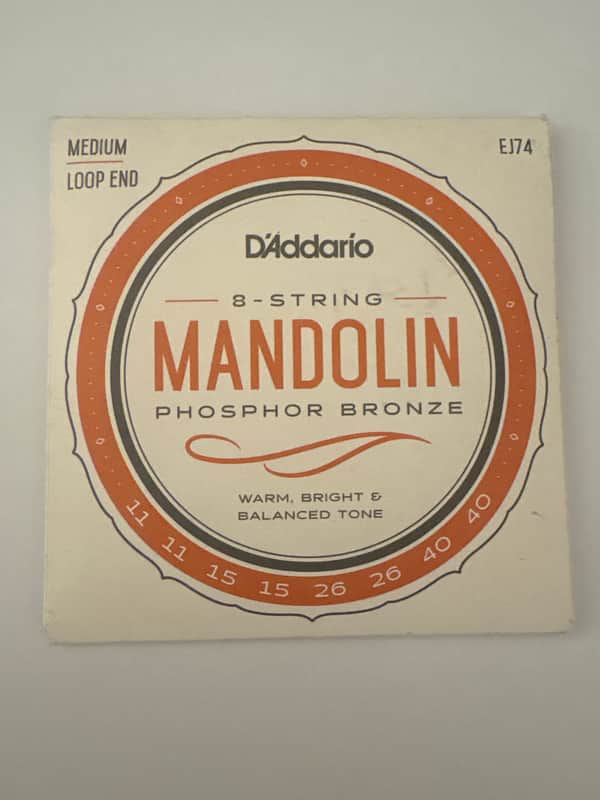 D'Addario EJ74 Phosphor Bronze Medium Mandolin Strings, 11-40 2014 - 2020 - Bronze image 1
