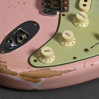 Fender Custom Shop Stratocaster 1959 Heavy Relic Shell Pink R119126 image 14