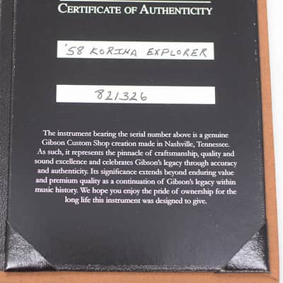 Gibson Explorer 1958 Korina Black Pickguard image 13