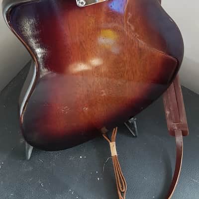 Vintage early 1960 Guyatone Hoshino Star Logo Bass Tobacco Burst Short Scale #1950 4 String Japan (MIJ) image 22