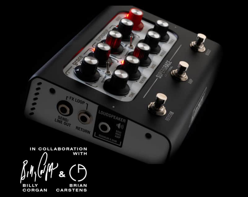 Billy Corgan signature Amp Pedal Laney Black Country Custom Loudpedal SuperGrace 60-watt Carstens GRACE Supergroup image 1