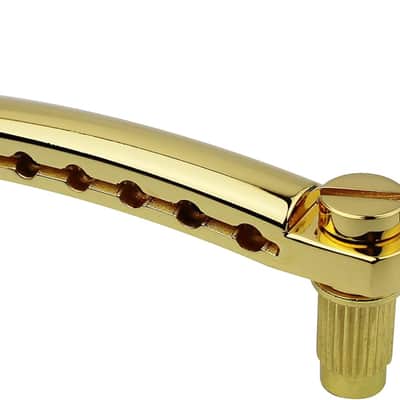Guitar Tune-O-Matic Bridge and Stop Bar Tailpiece Combo with Anchors and Studs Replacement Compatible with LP SG EPI 6 String Electric Guitar Golden image 3