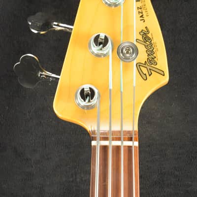 Fender Jaco Pastorius Jazz Bass Fretless Pau Ferro Fingerboard 3-Color Sunburst image 3