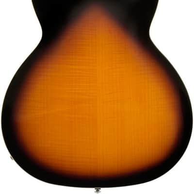 Hagstrom HSVIDLXBA18 Electric Guitar, Viking Baritone DLX, Tobacco Sunburst image 5