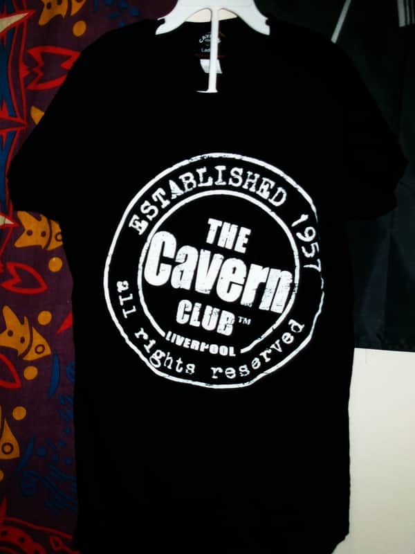 the cavern club liverpool official uk l women tee - jazz rock beatles the who stones elton john image 1
