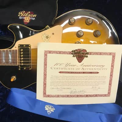GIBSON CUSTOM SHOP LES PAUL CENTENNIEL 1994 - VINTAGE SUNBURST #1978 12 image 14