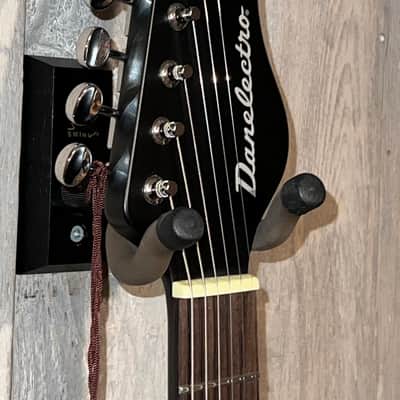 New 2025 Danelectro Sitar Black Crackle, Awesome Sound, In Stock and Ships Fast Includes Pro Setup ! image 7