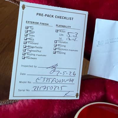 2025 Gibson ES-335 Figured - Cherry Red image 16