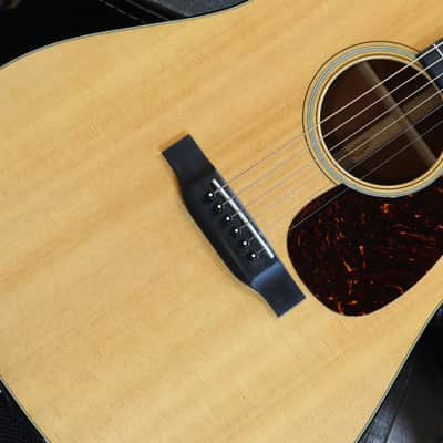 Minty! 2014 Martin D-18E Retro Dreadnought Acoustic Guitar Natural + OHSC image 5