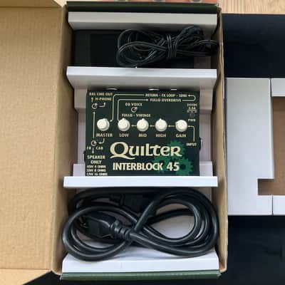 Quilter Interblock 45 45-Watt Guitar Head Pedal 2018 - Black image 3