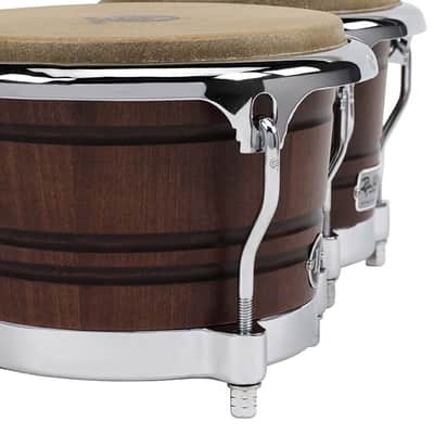Latin Percussion Richie Gajate-Garcia 7-1/4" & 8-5/8" Bongos - Mavi Satin image 5