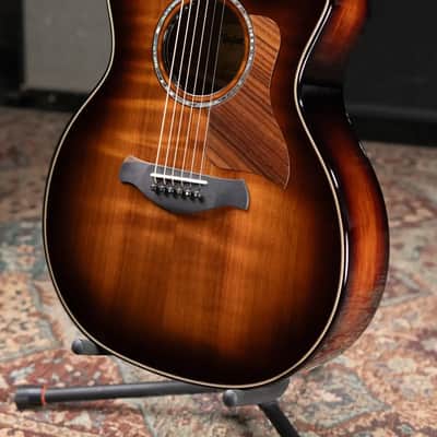 Taylor Next Generation Builder's Edition 814ce Grand Auditorium Acoustic/Electric Guitar - Redwood/Honduran Rosewood with Hardshell Case image 5