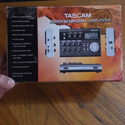TASCAM Pocketstudio DP-004 Portable Digital 4-Track Recorder 2000s - Black image 2