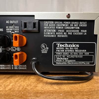 Technics SA-120 Vintage FM/AM Stereo Receiver – Cleaned, LED Upgrade, Sounds Great! image 14