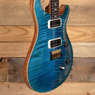 PRS 10-Top Custom 24-08 Electric Guitar Carroll Blue w/ Case image 2