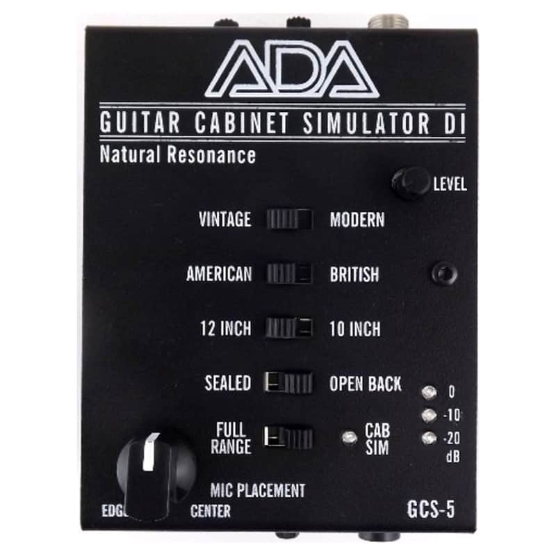 A/DA GCS-5 Guitar Cabinet Simulator/DI image 1