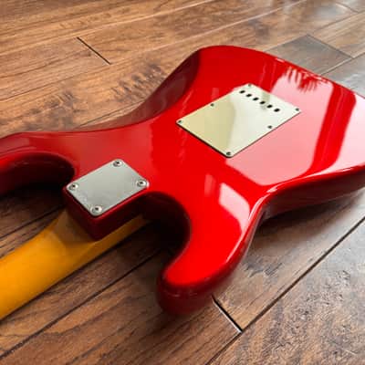 1984 Fender ST-62 Stratocaster ‘E’ Serial 1962 Reissue Candy Apple Red MIJ Fujigen Factory image 14