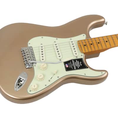 Fender American Professional Classic Stratocaster Faded Firemist Gold image 1