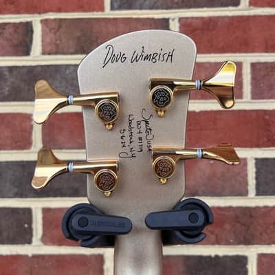 Spector USA DW-4 Doug Wimbish Signature Model, True Champagne, Solid Maple Wings, Pau Ferro Fretboard, Custom EMG P/J Pickups, Spector HAZ 9v, Custom DW "C" Shaped Neck, Hardshell Case image 8