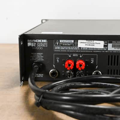 Mackie M-1200 FR Series 2-Channel Power Amplifier CG0145A image 8