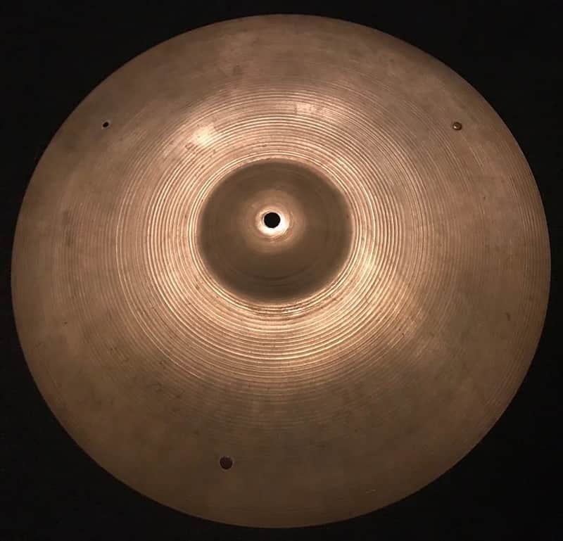 A. Zildjian 18" Small Stamp Crash Cymbal 1957 - 1960 image 1