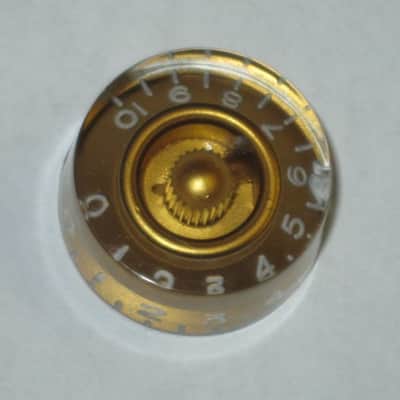 THREE used kind of relic'ed genuine Gibson GOLD SPEED KNOBS (ONLY 3 of the 4 knobs from PRSK-020 set are for sale) from 1990s image 13