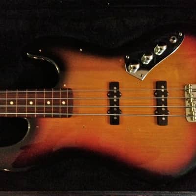 Kevin Kaufman Jaco Pastorius Bass of Doom Prototype, early 90's Sunburst Tortoise Pickguard image 4
