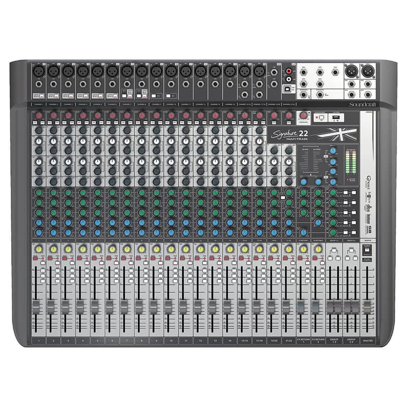 Soundcraft Signature 22 MTK 22-Channel Analog Mixer w/ Effects image 1