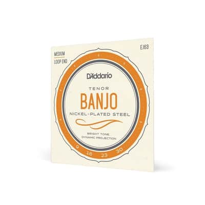 D'Addario 09-30 4 String Tenor Banjo Strings - EJ63 (CGDA Tuning) image 2