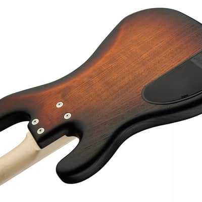 Sadowsky MetroLine 21-Fret Hybrid PJ Bass 4 String, Swamp Ash Body, Almond Sunburst Transparent Satin image 7