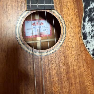 Kala KA-AMHG-ST All Solid Mahogany Super Tenor Ukulele 2010s - Natural image 8